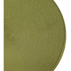 Lugar Americano 38cm Redondo Verde Oliva
